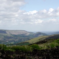 Castell Dinas Bran in the Dee Valley